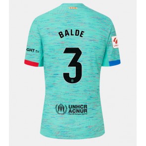 Barcelona Alejandro Balde #3 Replika Tredjetrøje Dame 2023-24 Kortærmet